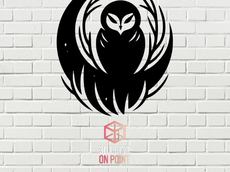 HALLOWEEN NIGHTOWL - 2D WALL ART #1