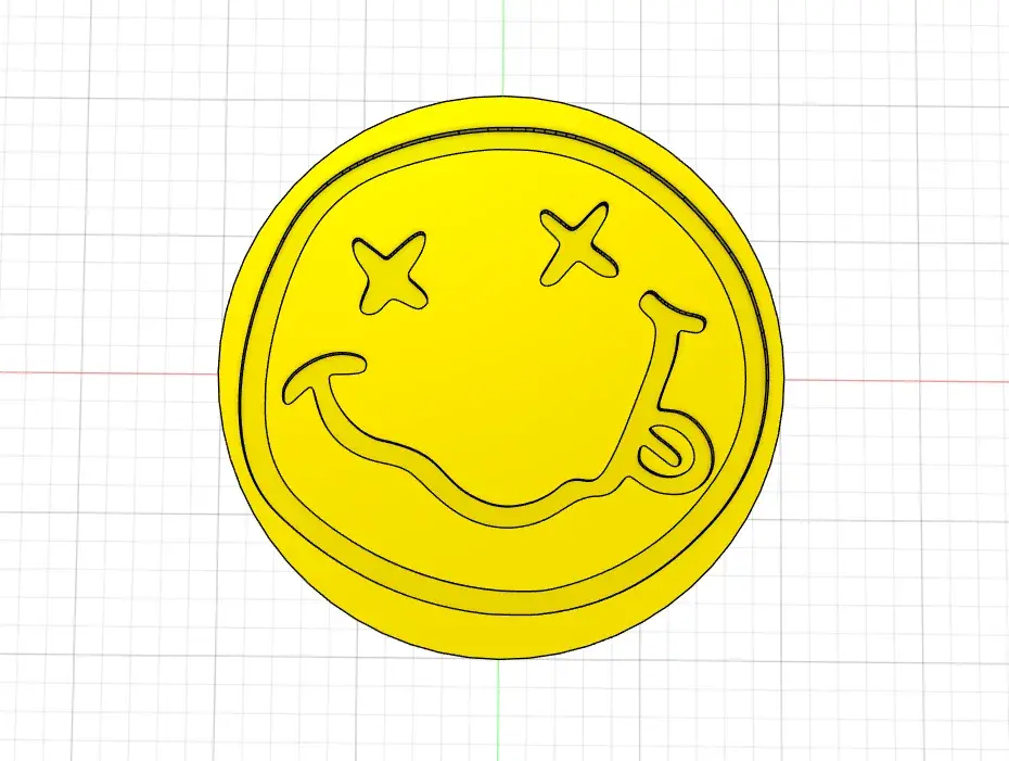 Nirvana Smiley Face Drinks Coaster