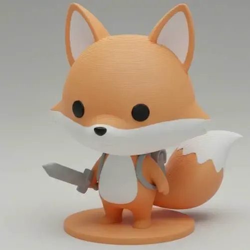 Brave Woodland Fox Adventurer – Saw3D