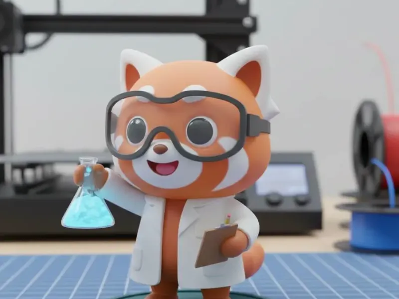 RED PANDA SCIENTIST