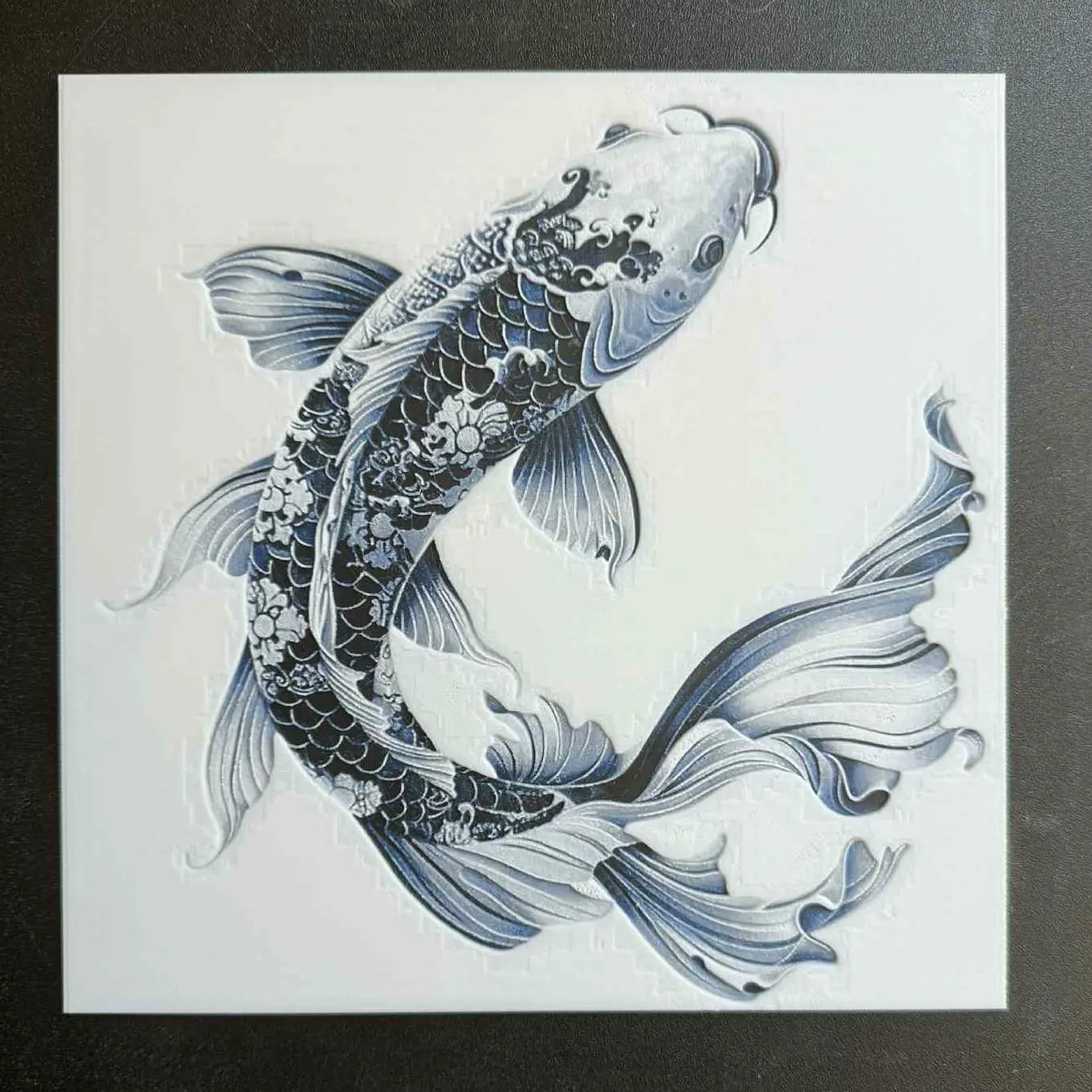 Blue Koi Fish