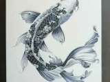 Blue Koi Fish-0