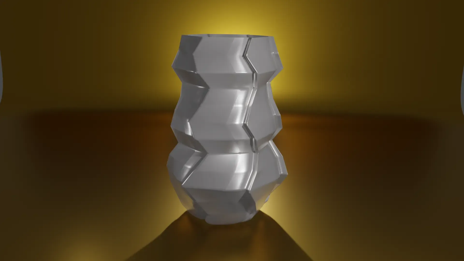 Hex-Edge Vase