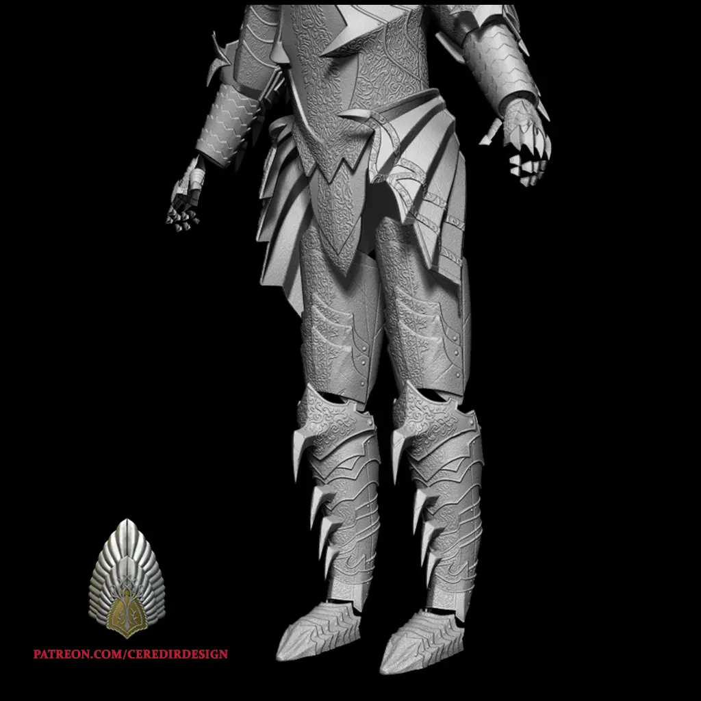 Доспехи Саурона Властелин колец 3D DIGITAL DOWNLOAD FILE