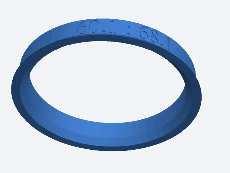 adaptateur roue 60.1 : 68.1
