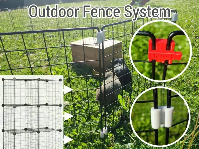 Outdoor Pet Fence - Cheap Cage Solution