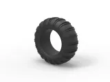 Dune buggy rear tire 22 Scale 1:25-6