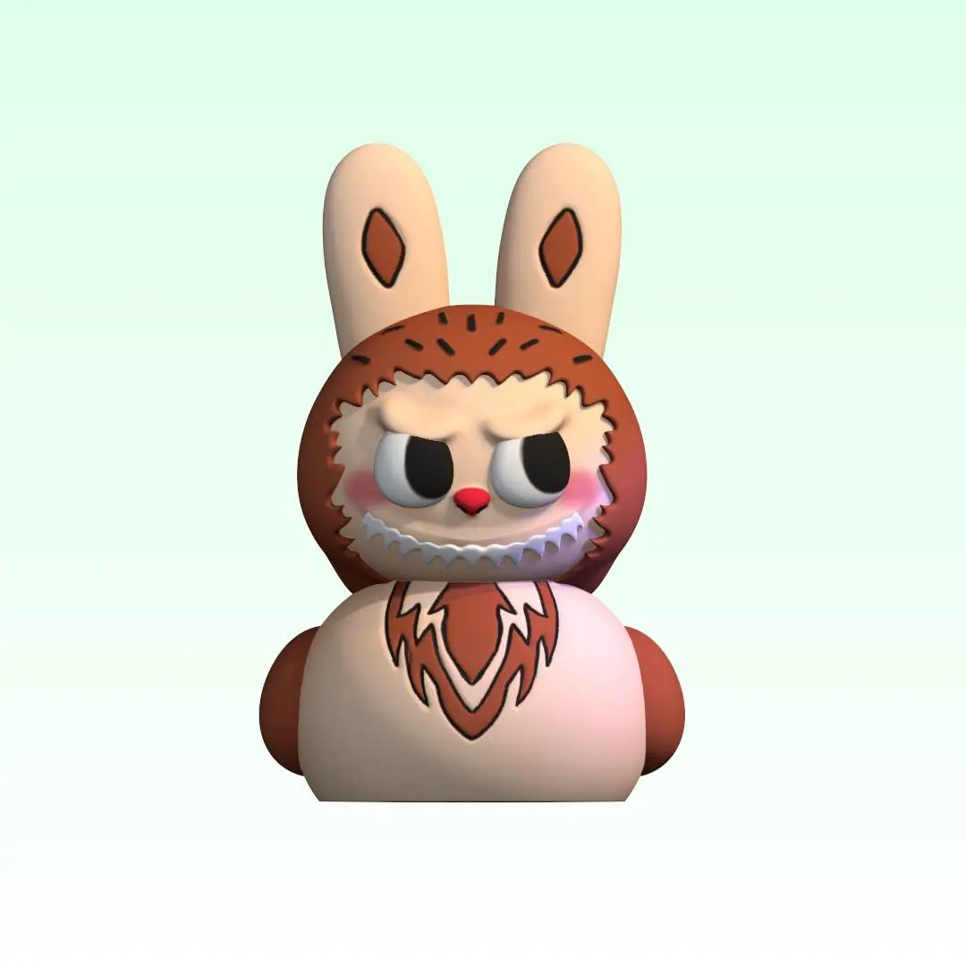 Labubu Duck 3D Model STL file Cute Fanart