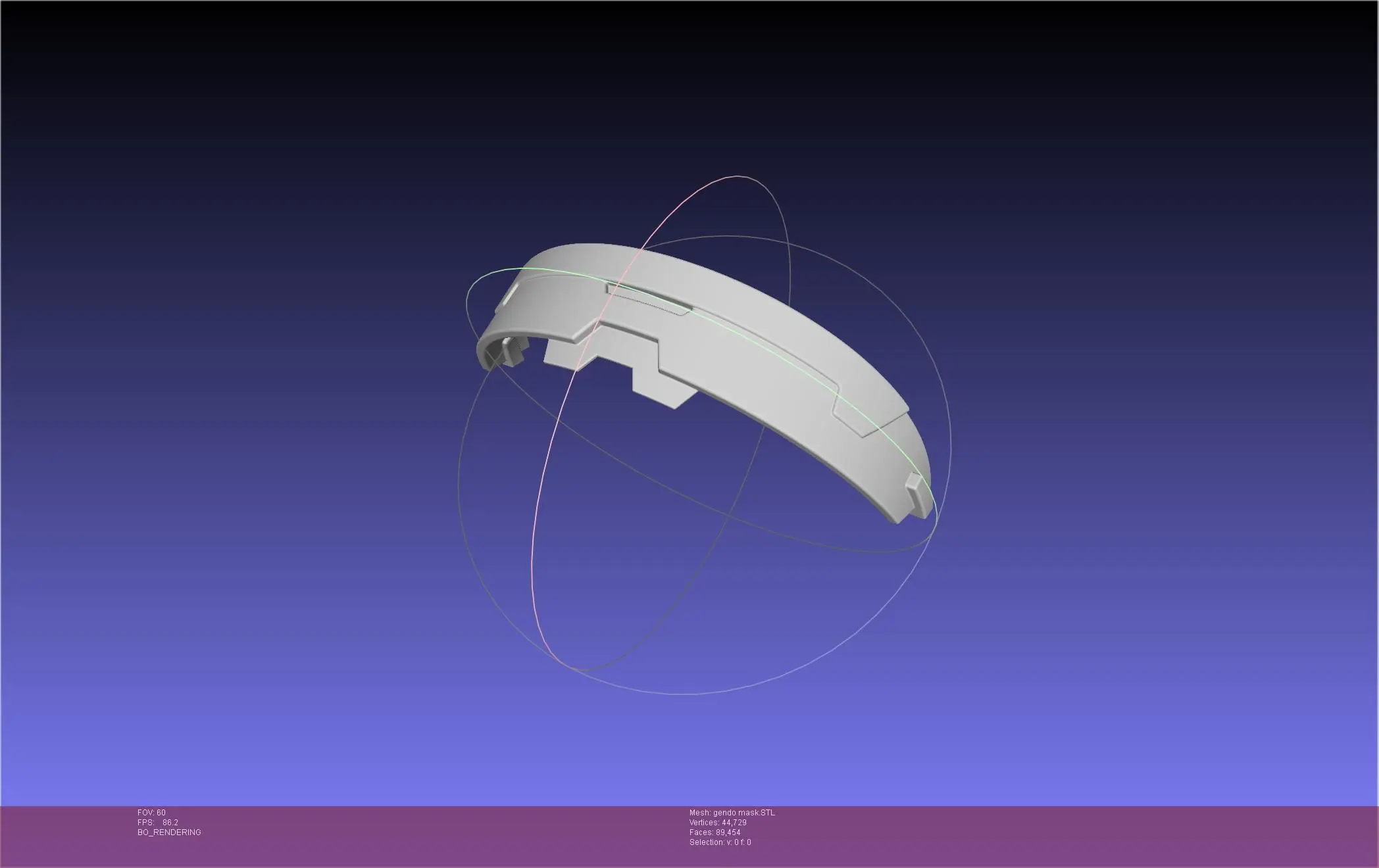 Evangelion Rebuild Gendo Mask Printable Model