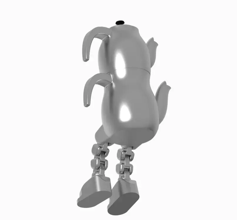 Tea Man – Funny Sitting Cup STL Model 3D Print