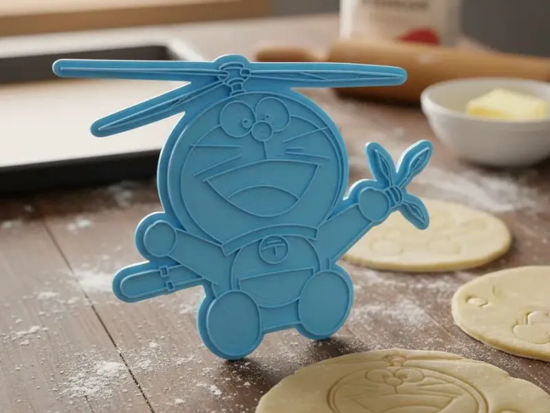 doraemon flying cookie cutter
