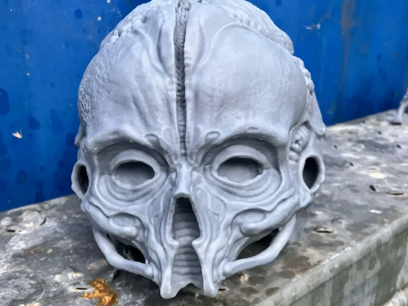 Giger inspired Skull