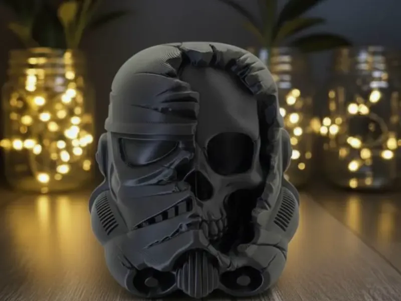 Stormtrooper skull helmet