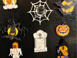 Halloween fridge magnets