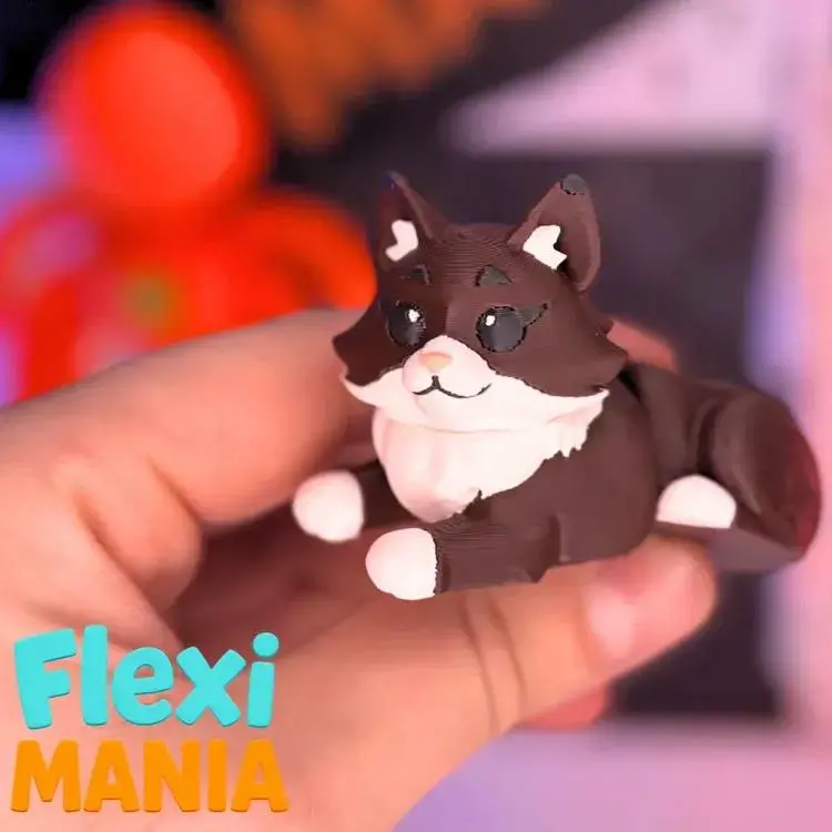 Flexi MaineCoon Cat| Articulated 3D Printable Cat