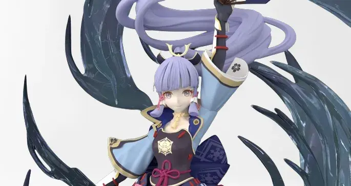 Genshin Impact Kamisato Ayaka STL Koleksiyonu