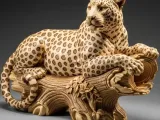 Leopardo deitado-0