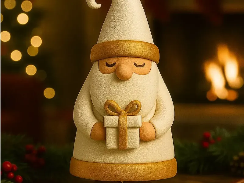 Santa Minimal: The Claus Who Fired Red