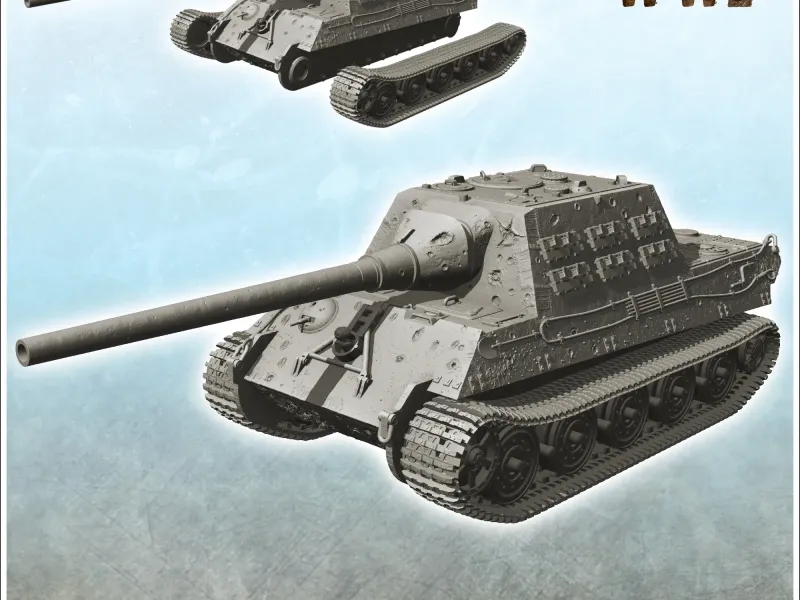 Jagdpanzer VI Jagdtiger - WW2 Flames of War Bolt Action