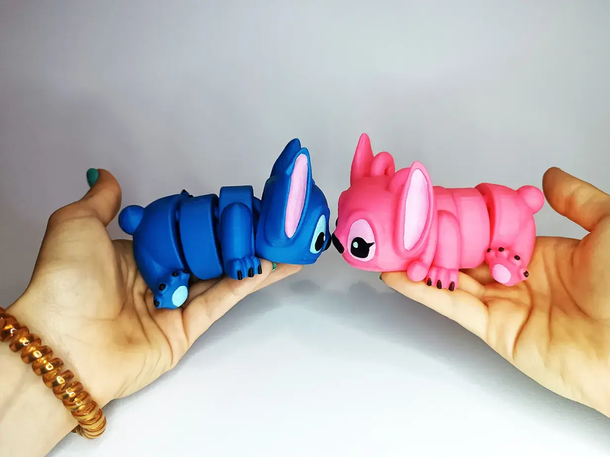 Flexi Angel Toys, Keychain, Magnet (STL+3MF)