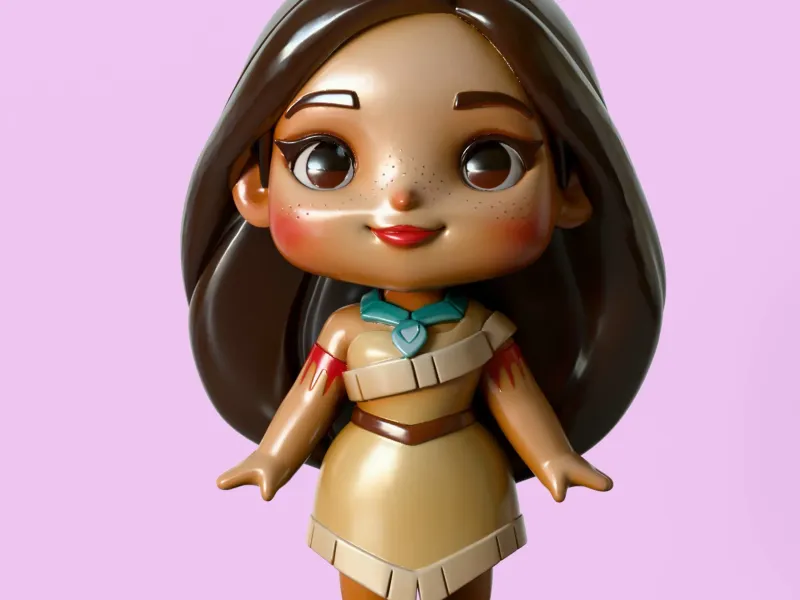 Pocahontas Chibi Fan Art