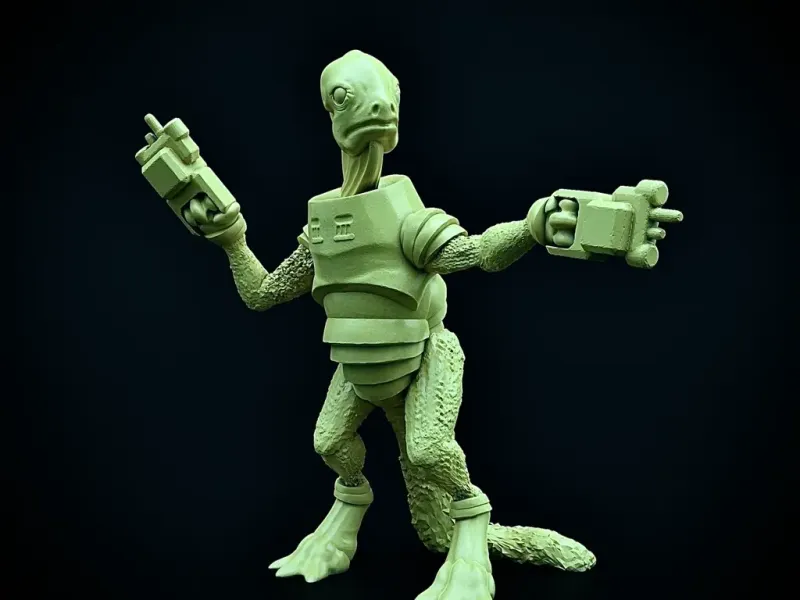 Reptiloid Gunslinger