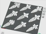 Decorative Carrot Bundle | 9 STL Easter Designs-8