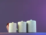 Cylindrical rope containers-2