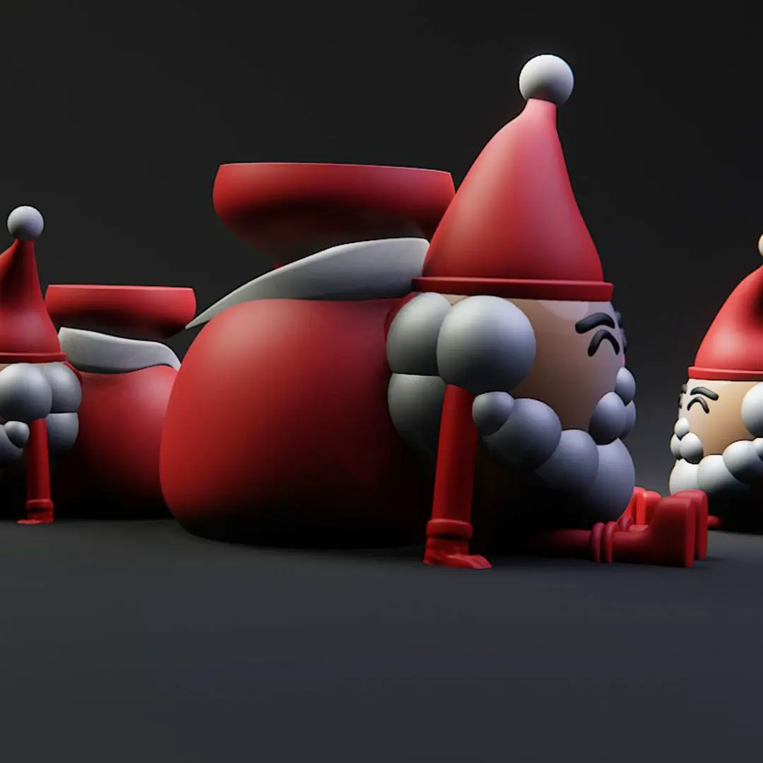 CUTE SANTA CLAUS MULTIPURPOSE HOLDER
