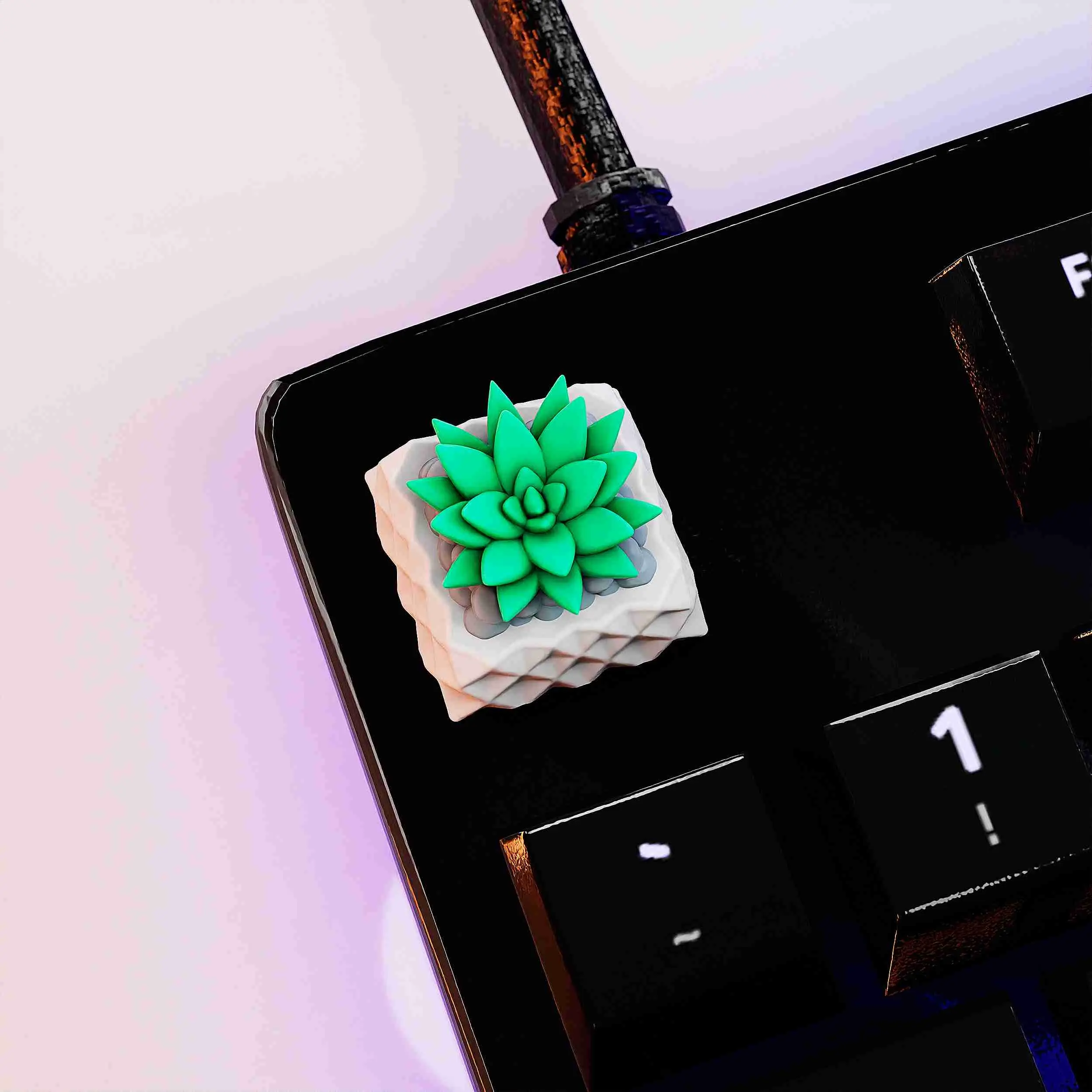 Succulents Plants Keycaps - Mechanical Keyboard