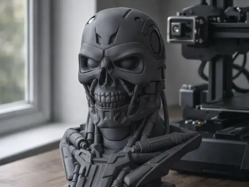 T‑800 Endo Skull bust