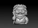 Rubber Duck - Zeus - Hercules model - 3D print-2