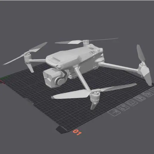 Free Drones & Aircraft STL Download - DJI Mavic 3 Proby 4DIY