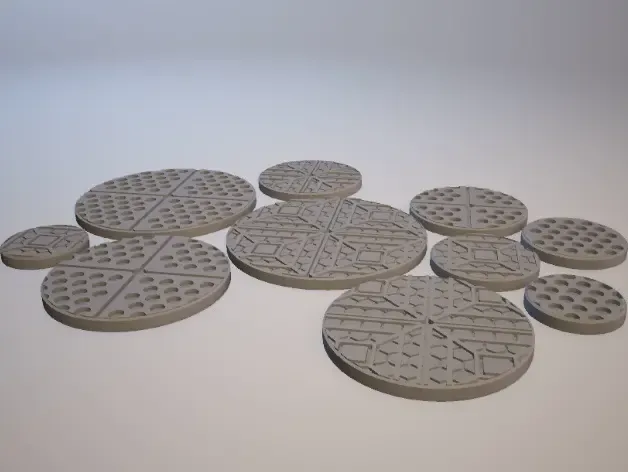 Bases Temáticas de Naves Estelares Z.O.D. (Escala 28mm/Heroica)