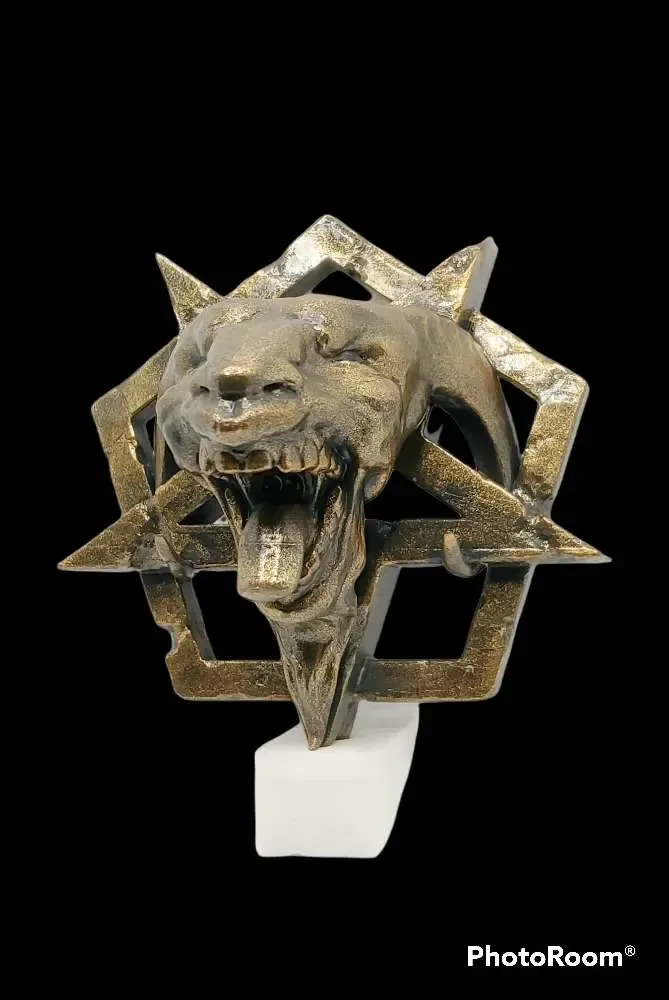 Pentagram - Goat head baphomet wall hanger