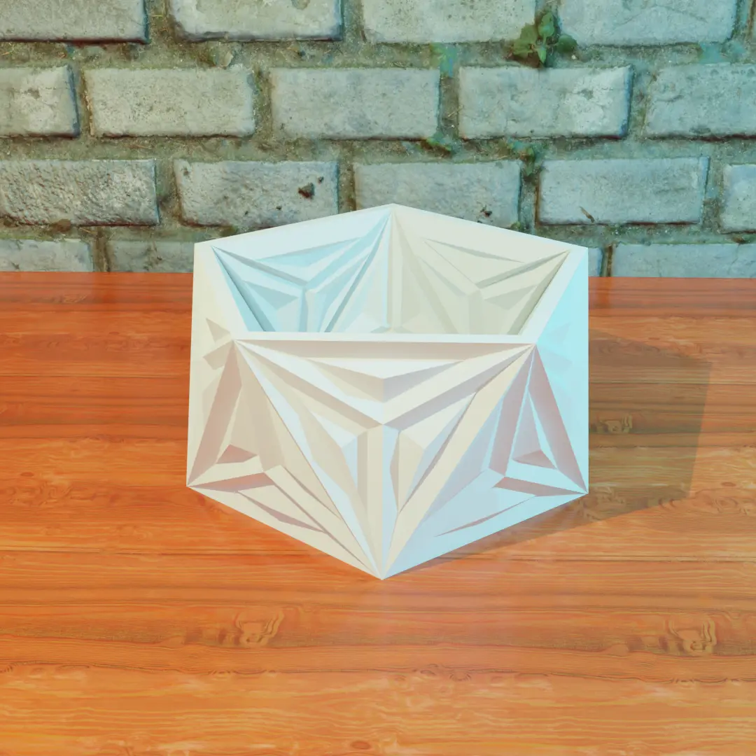 icosahedron geometric planter 3