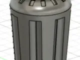 1/18 POUBELLE INTERIEUR / INDOOR TRASH CAN-1