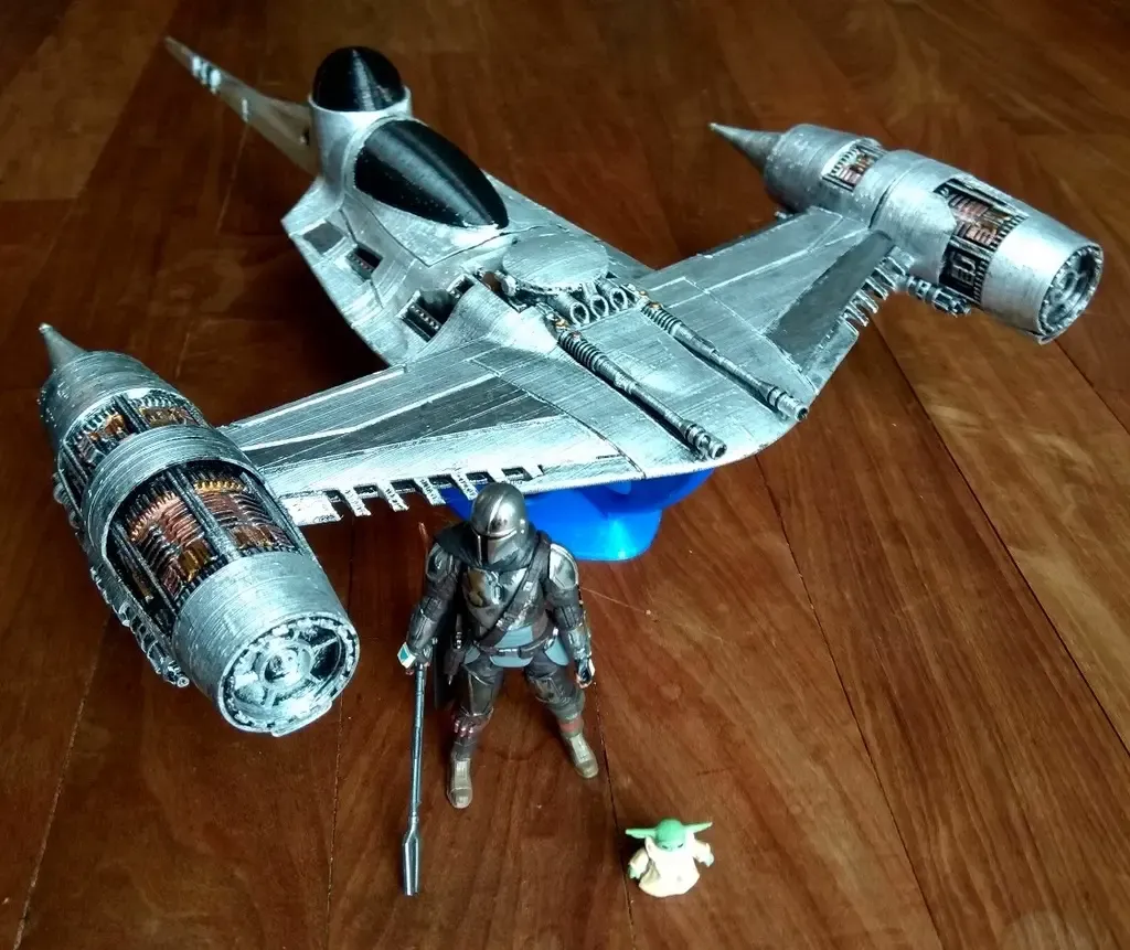 Naboo fighter N1 Mandalorian Version for action figures