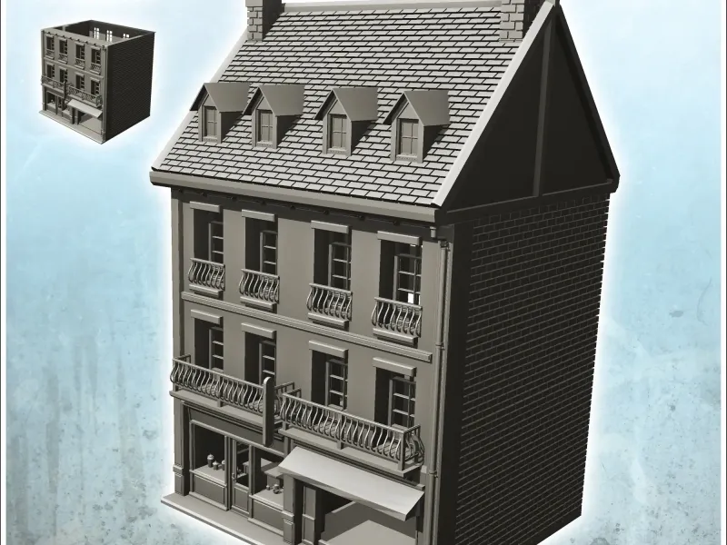 European pharmacy building (16) - miniatures warhammer mini