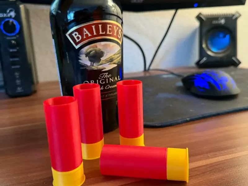 Party shotgun cartridge shot for drinking