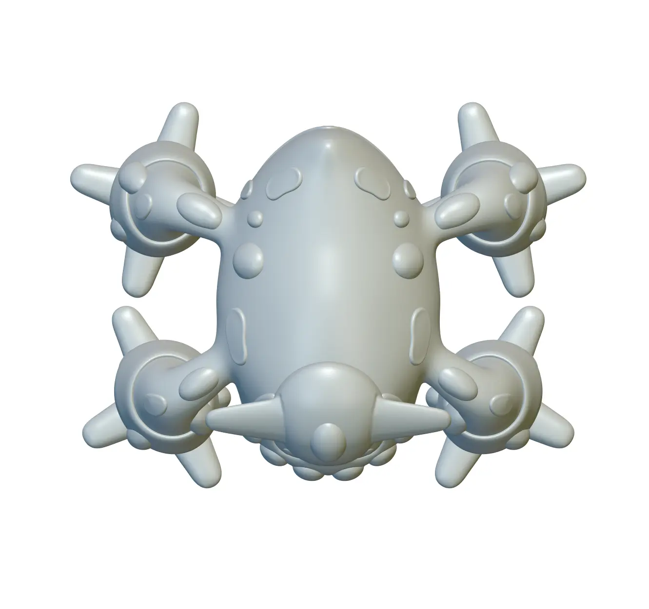 Pokemon Heatran #485 - Ready for 3D Printing!