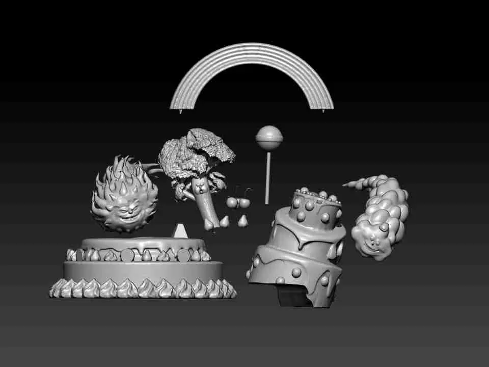 JOVEM CHARLOTTE LINLIN (BIG MOM) - PEÇA ÚNICA - IMPRESSÃO 3D