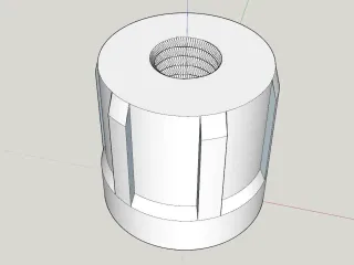 закладная для ноги штатива с резьбой