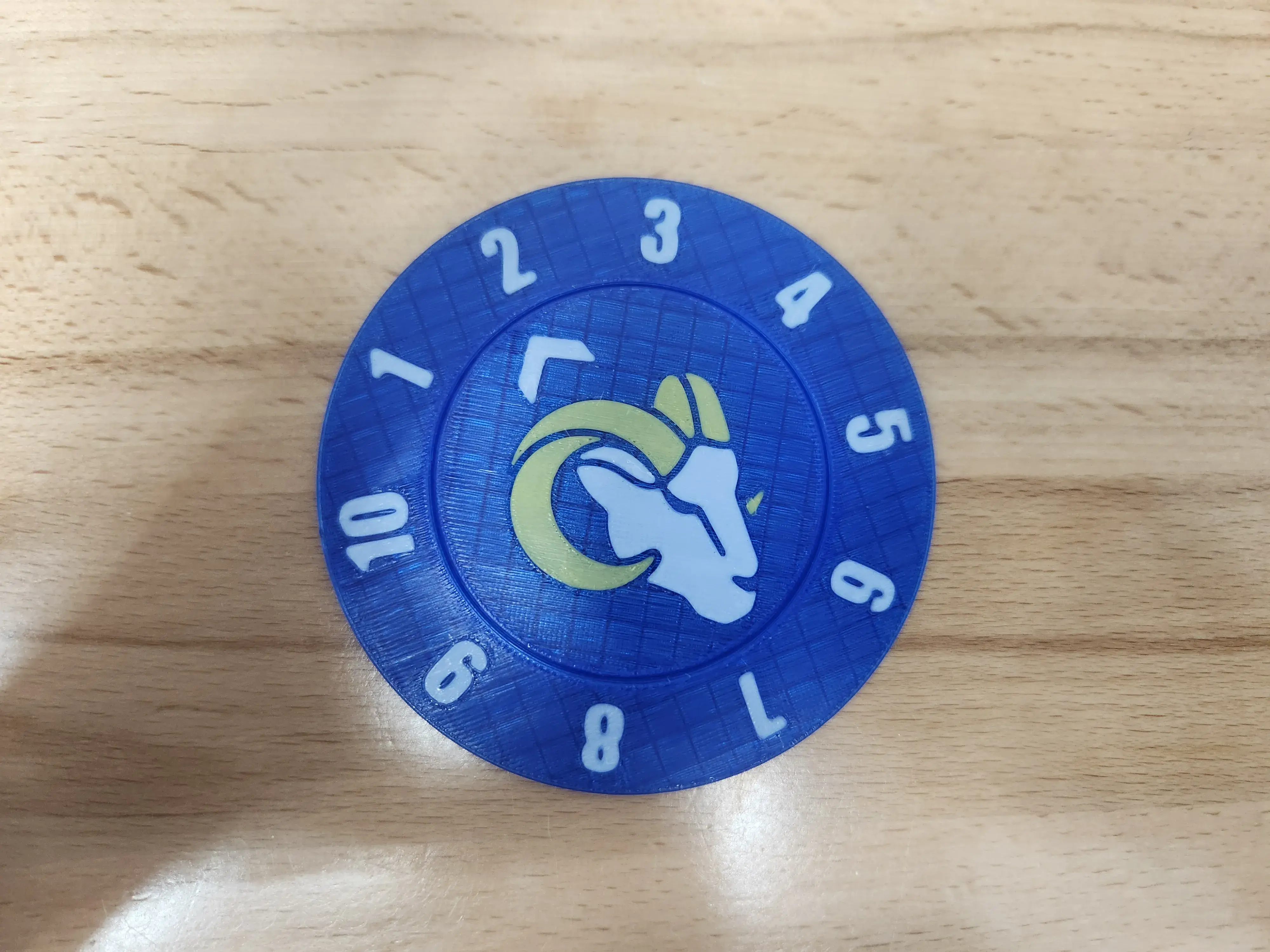 3D Printer Files | 3MF File | Los Angeles Rams Drink Count Coasters ...