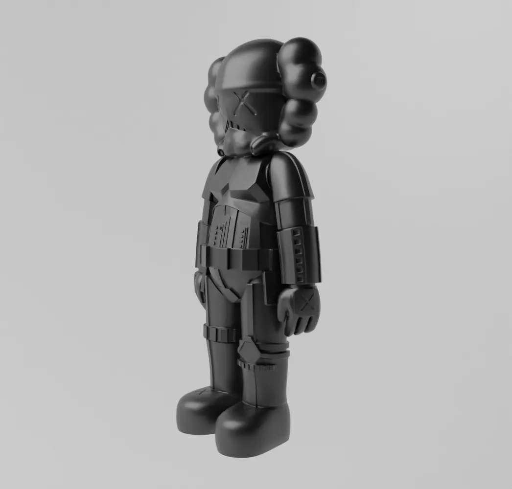 Kaws Stormtrooper Art Toy Fan Art