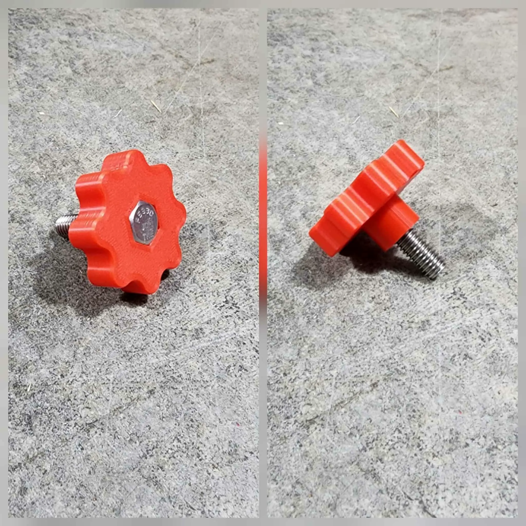 Knob for 3/8 in bolt