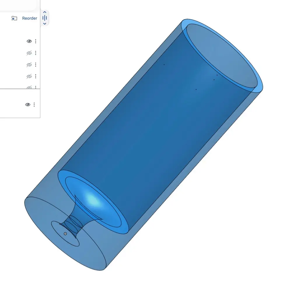 Air cannon barrel base