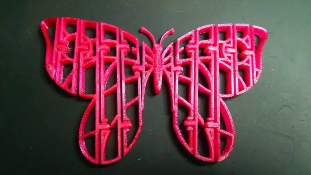 Articulated butterfly