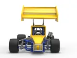 Vintage Winged Supermodified stock car Version 3 Scale 1:25-1