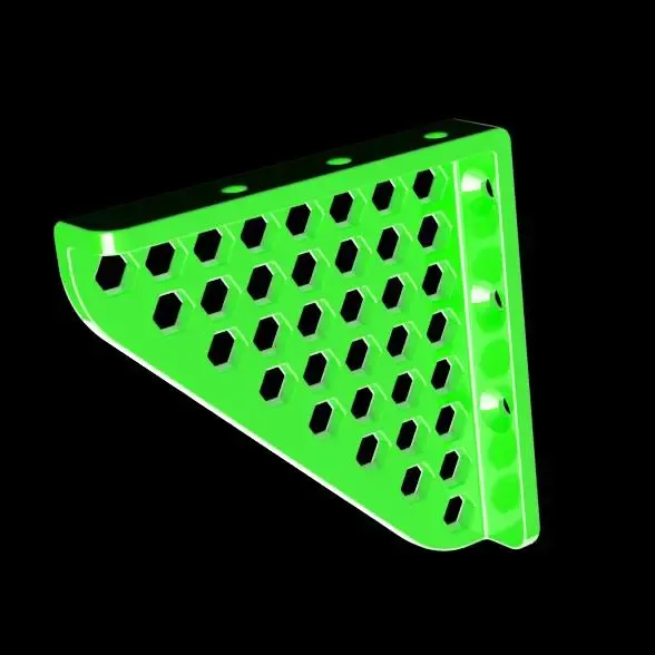 Modern hexagon bracket 80x80